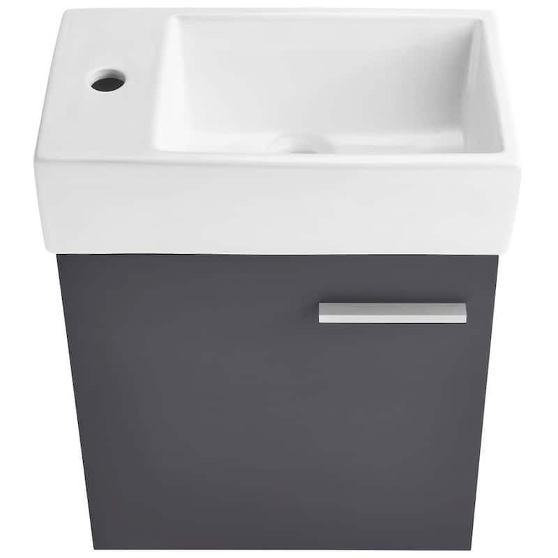 Swiss Madison SM-BV614 Colmer 19" Wall Mounted Single Basin Vanity Set