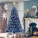 preview thumbnail 1 of 5, 6FT Pre-Lit Hinged Artificial Fir ChristmasTree with 750 Branch Tips X-mas