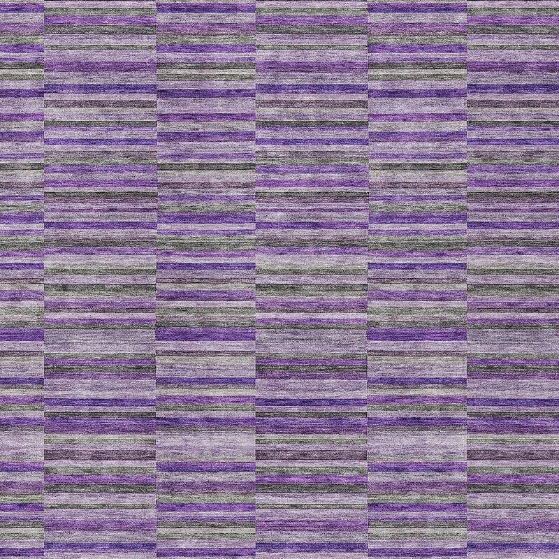 HomeRoots Striped Transitional Rectangle Outdoor Rug