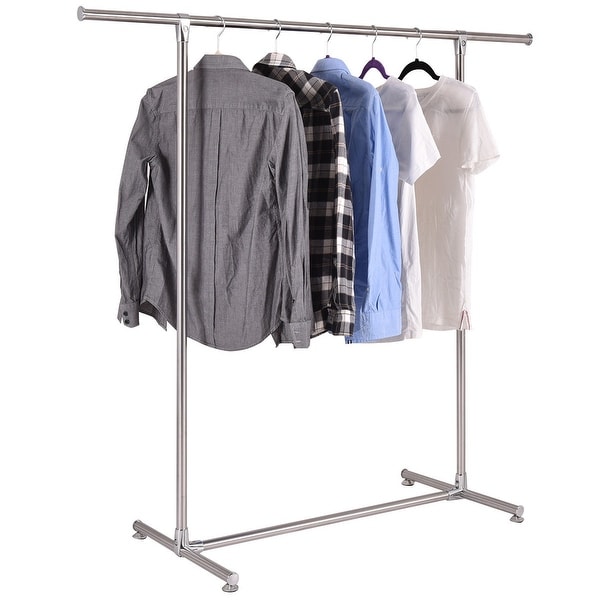 Portable And Expandable Garment Rack In Black Chrome 18 Months Interesting Shop Costway Heavy Duty Stainless Steel Garment Rack Clothes Hanging Portable And Expandable Garment Rack In Black Chrome 18 Months Interesting Shop Costway Heavy Duty Stainless Steel Garment Rack Clothes Hanging