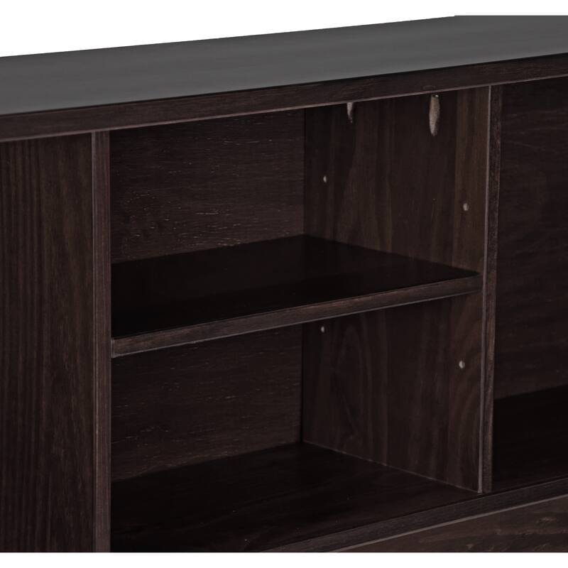 Palace Imports 100% Solid Wood Kansas Twin Size Bookcase Headboard