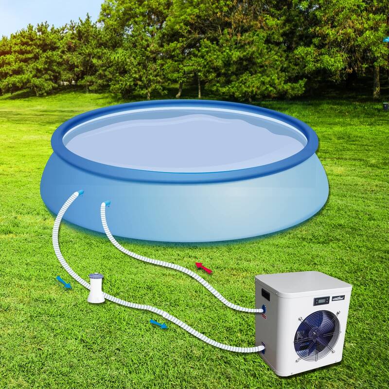 Pool Heat Pump, Pool Heater, 16000 BTU/hr, Fit 15/18/24 Foot Pool