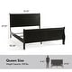 preview thumbnail 2 of 13, Furniture of America Mayday Traditional Solid Wood Sleigh Bed