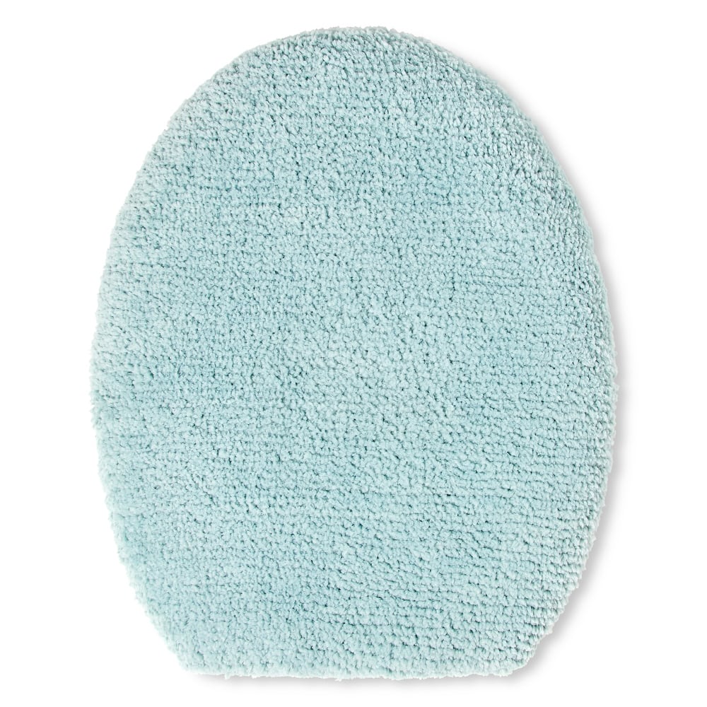 TOWN & COUNTRY EVERYDAY Ultra Plush Solid Tufted Toilet Lid Cover, Soft and Absorbent, Non-Slip Cover, Machine Washable
