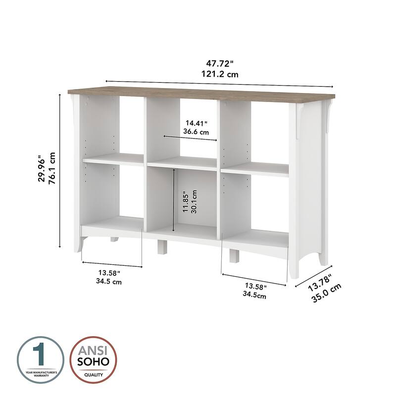 Salinas 6 Cube Organizer by Bush Furniture