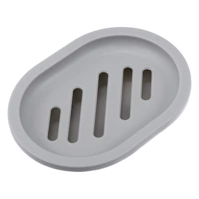 Soap Dish Soap Cleaning Storage for Home Bathroom Plastic 13x9.5cm