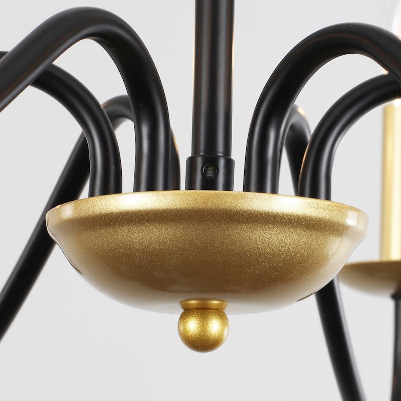 6-Light 27.55-inch Farmhouse Chandeliers for Living Room Foyer Hallway