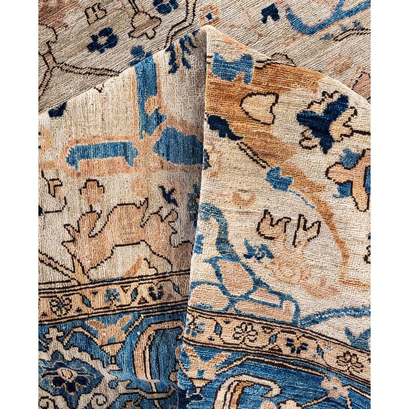 Serapi One-of-a-Kind Hand-Knotted Area Rug - Ivory - 8' 1" x 9' 11"