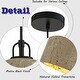 1-Light 5'' Modern Farmhouse Natural Travetine Single Pendant Light ...