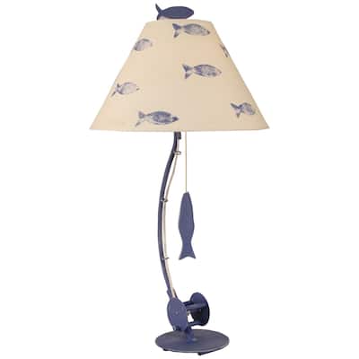 Coastal Fishing Pole Table Lamp - Sea Fishing Pole