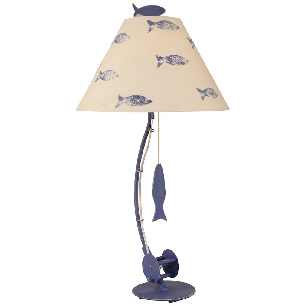 Coastal Fishing Pole Table Lamp - Sea Fishing Pole