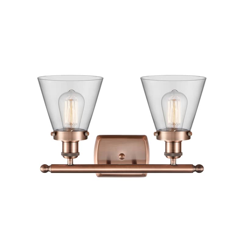 Innovations Lighting Ballston Urban Cone - 2 Light 16" Bath Vanity Light
