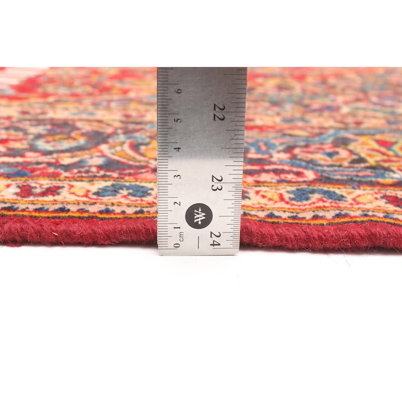 ECARPETGALLERY Hand-knotted Kayseri Red Wool Rug - 4'5 x 7'3