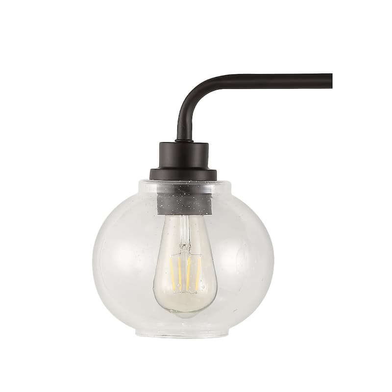 Staunton Iron/Seeded Glass Cottage Rustic LED Vanity Light, by JONATHAN Y