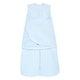 preview thumbnail 24 of 23, HALO 100% Cotton 1.5 TOG Sleepsack Swaddle small - Baby Blue