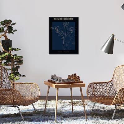 Wynwood Studio Canvas Floral and Botanical Fleurs Boheme White and Cream White French Country Wall Art Canvas Print