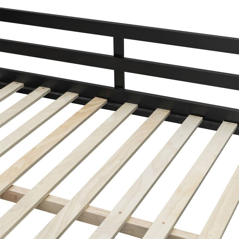 Full Size Loft Bed with Bulit-in Desk and RGB Light, Wooden Loft Bedframe w/ Multi-storage Shelves & Ladder, Kids Playhouse Bed