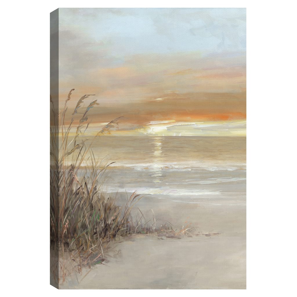 Malibu Sunset by Sally Swatland Canvas Art Print