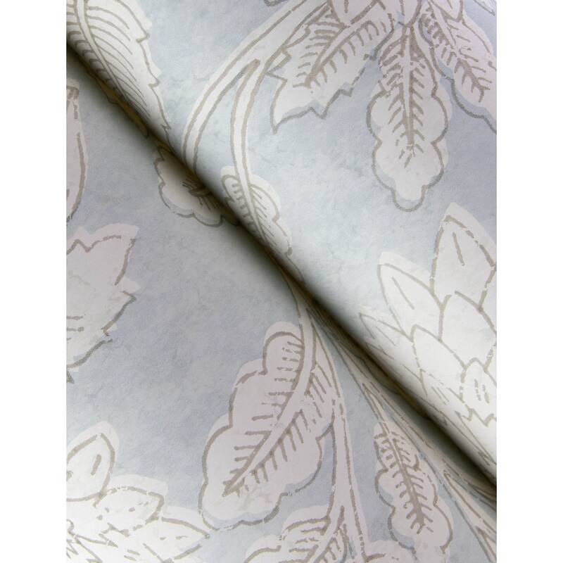 Chesapeake Vadouvan Light Blue Jacobean Trail Wallpaper