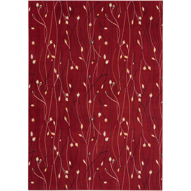 Nourison Grafix Floral Botanical Transitional Area Rug