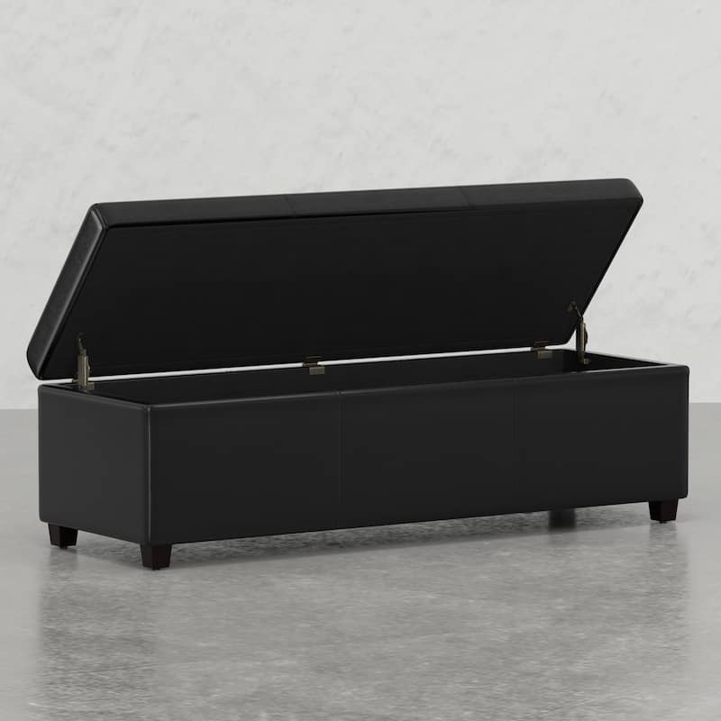 Extra Large Storage Ottoman Bench