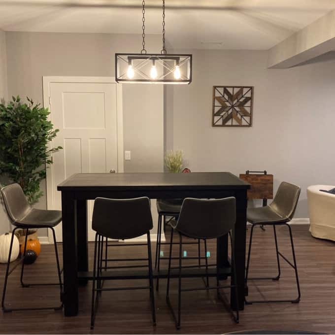 Acroma 3-light Rectangle Island Chandelier for Dining Room - 25 inches