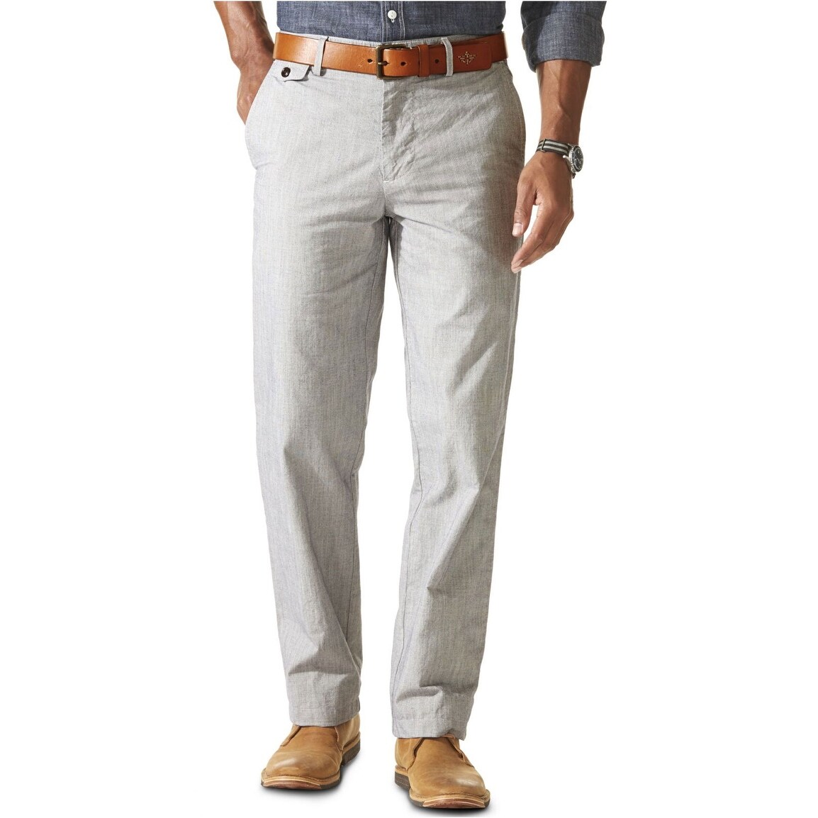 Shop Dockers Field Khaki Straight Fit Flat Front Casual Pants
