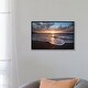 preview thumbnail 3 of 13, iCanvas "USA, California, La Jolla. Sunset over beach II" by Jaynes Gallery Framed