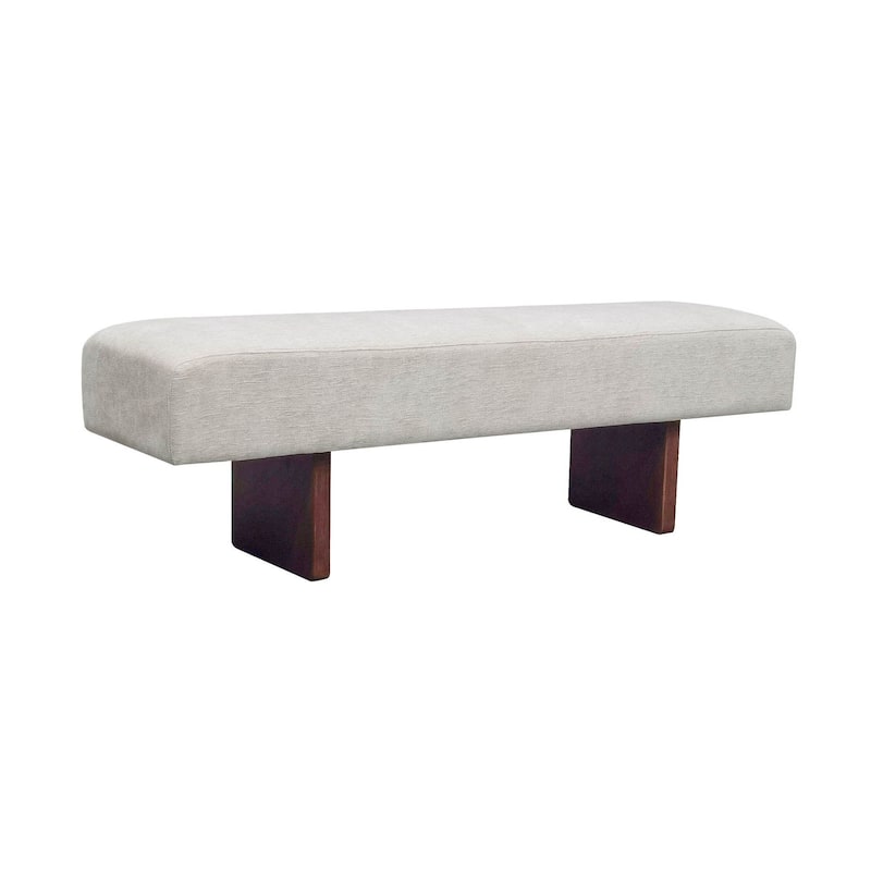 Pebble Walnut Bench