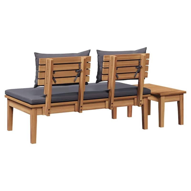 vidaXL Garden Bench Brown Solid Teak wood