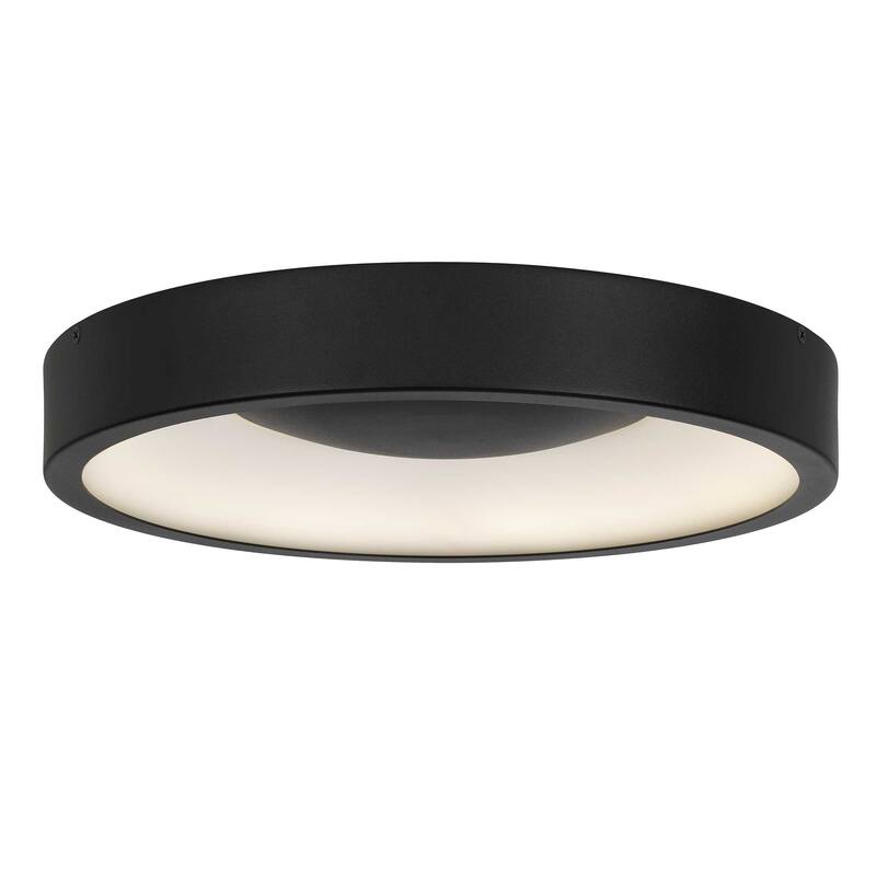 14 inch LED Flush Mount - Black