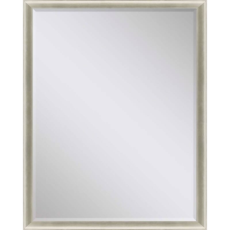 HomeRoots 52" Silver Wood Accent Mirror - 40.00 in. x 52.00 in. x 3.00 in.