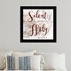 preview thumbnail 17 of 25, Oliver Gal 'Silent Night Holy Night' Holiday and Seasonal Framed Wall Art Prints Holidays - Red, Brown 12 x 12 - Black