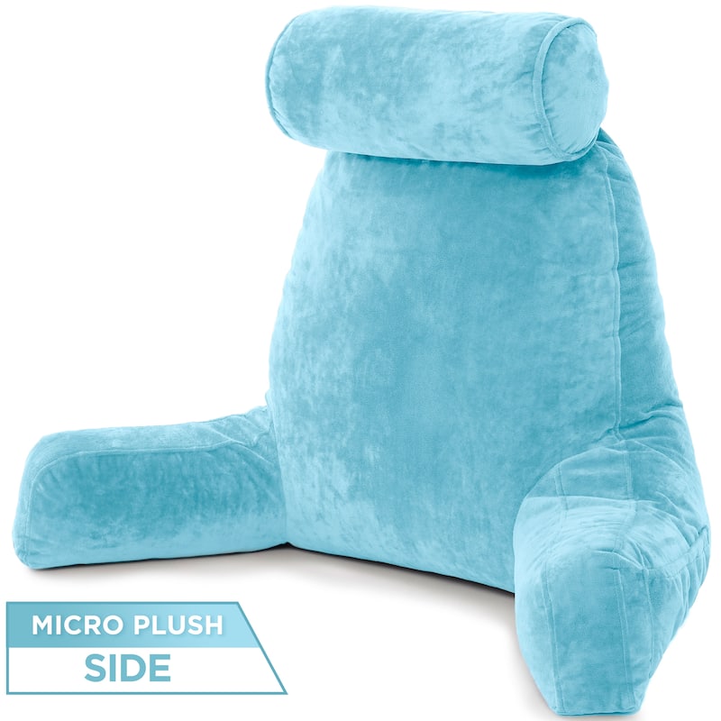 Husband Bedrest Micro-Suede Reading Pillow