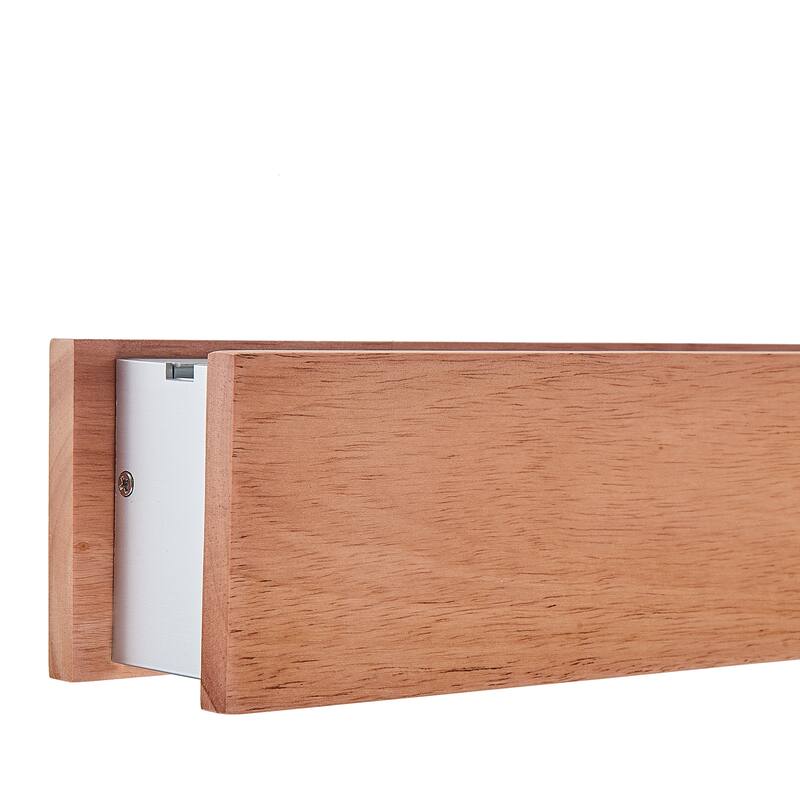 LED 48 inch wood paint linear chandelier
