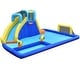 preview thumbnail 3 of 17, 6-in-1 Inflatable Water Slide Jumping House without Blower - Multi - 207" x 147" x 80" (L x W x H)