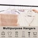 preview thumbnail 8 of 38, Clothes Hangers Plastic Coat Hangers Non-Slip Space-Saving Swivel Hook