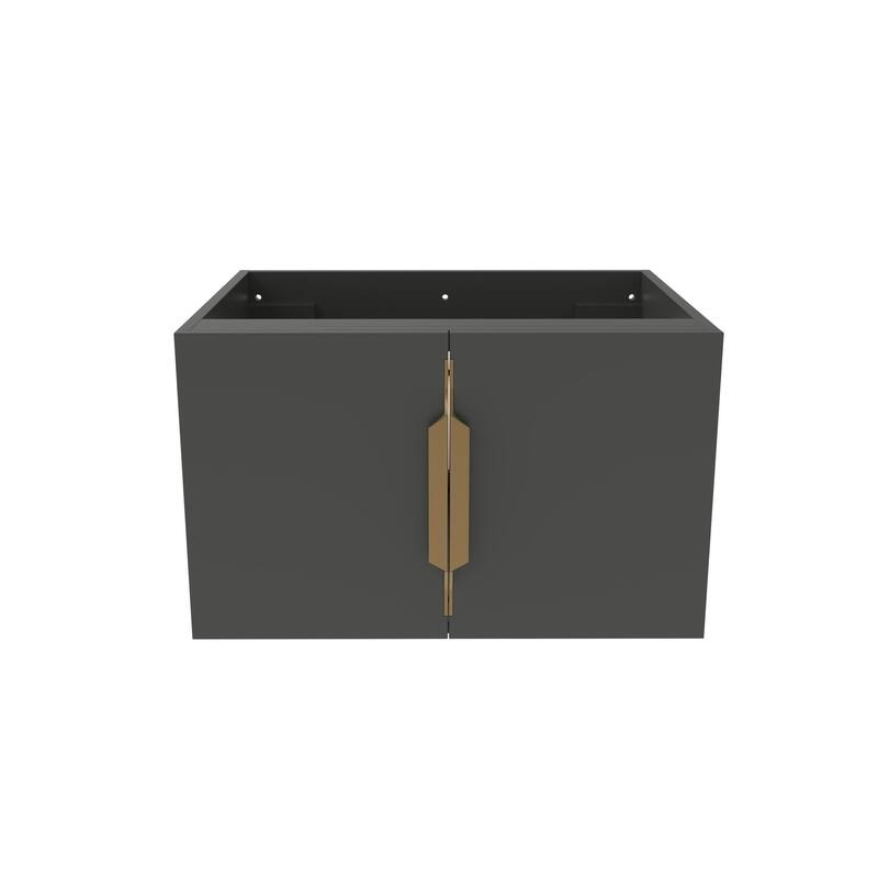 Alpine 24" Wall Mounted Bathroom Vanity (Base Only)