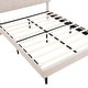 preview thumbnail 9 of 20, Queen Size Upholstered Platform Bed with Storage Headboard and USB Port, Linen Fabric Storage Bed Frame for Kids Teens Adults