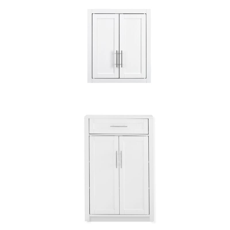 Crosley Savannah 2-Piece Storage Cabinet Set