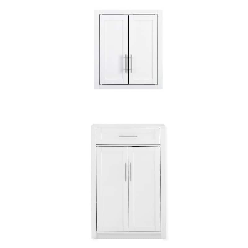 Crosley Savannah 2-Piece Kitchen Storage Pantry Set