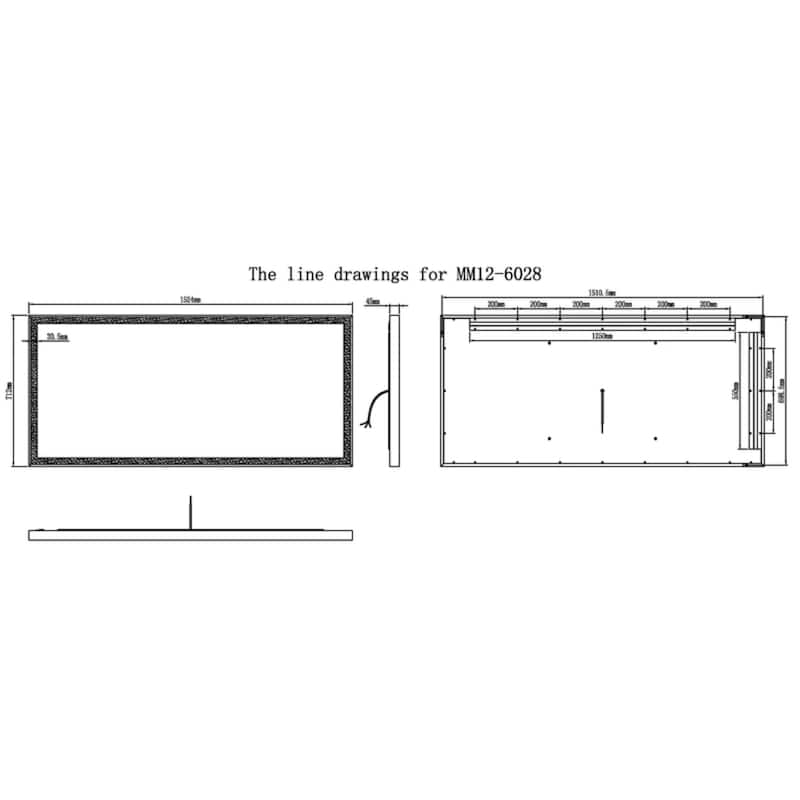 Modern Mirrors Vera Lighted LED Bathroom Vanity Mirror - IP44