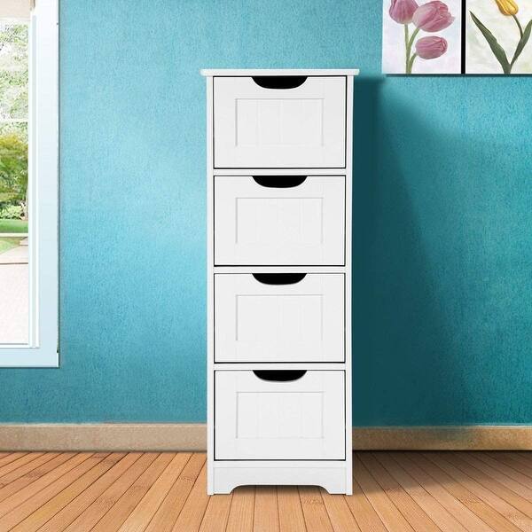Shop Kanstar 32 Floor Cabinet Wooden Storage Cabinet Home Office