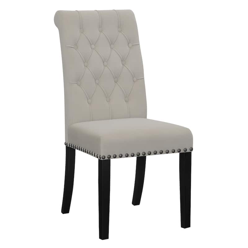 Nantucket Upholstered Tufted Back Dining Chairs (Set of 4)