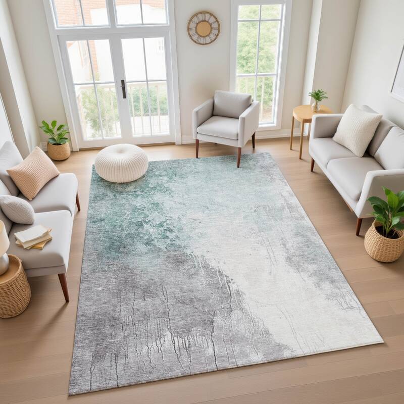 Premium Washable Super Soft Modern Contemporary Mayfield Rug