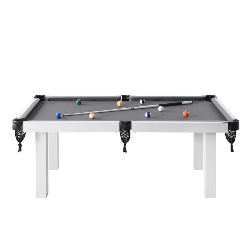 Eco-Pro Outdoor/Indoor Slate Pool Table with Pro Accessories 7ft