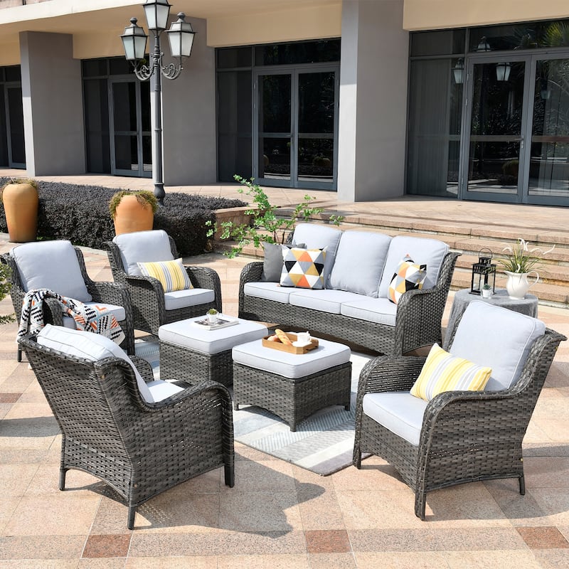 OVIOS 7-piece Patio Conversation Furniture Set
