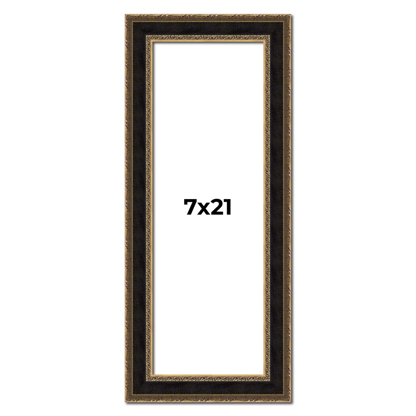 7x21 Frame Gold Antique Vintage Sold Wood Picture Frame | 1.75 Inch