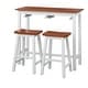 preview thumbnail 4 of 7, Simple Living Townsend 3-Piece Counter Height Table and Stool Set