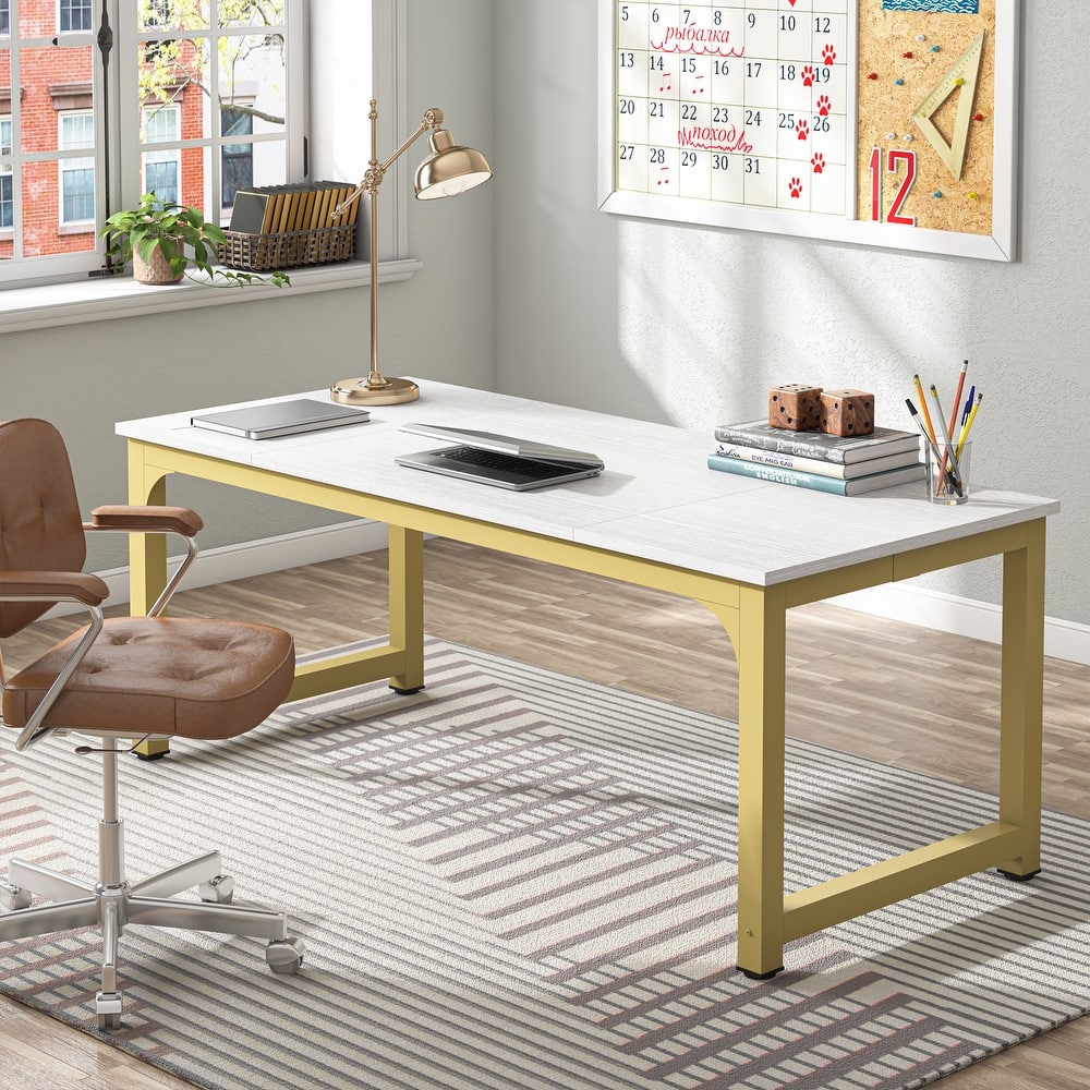 6FT Large Modern Conference Table for Meeting Room,Office - 70.86" L x 31.49" W x 29.52" H